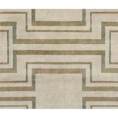Luxury Modern Hand-Knotted Ulrich Granite 10x14 Rug