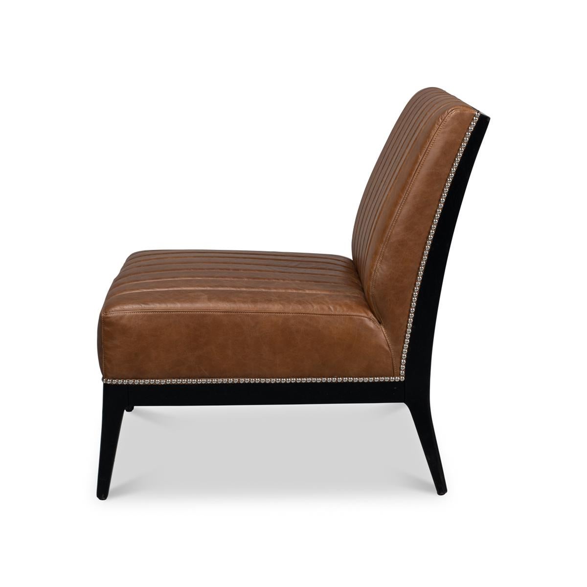 A piece that effortlessly elevates any room with its classic charm and superior craftsmanship. Designed with an uncluttered and sophisticated silhouette, this chair not only serves as a statement of style but also as a sanctuary of comfort.

The