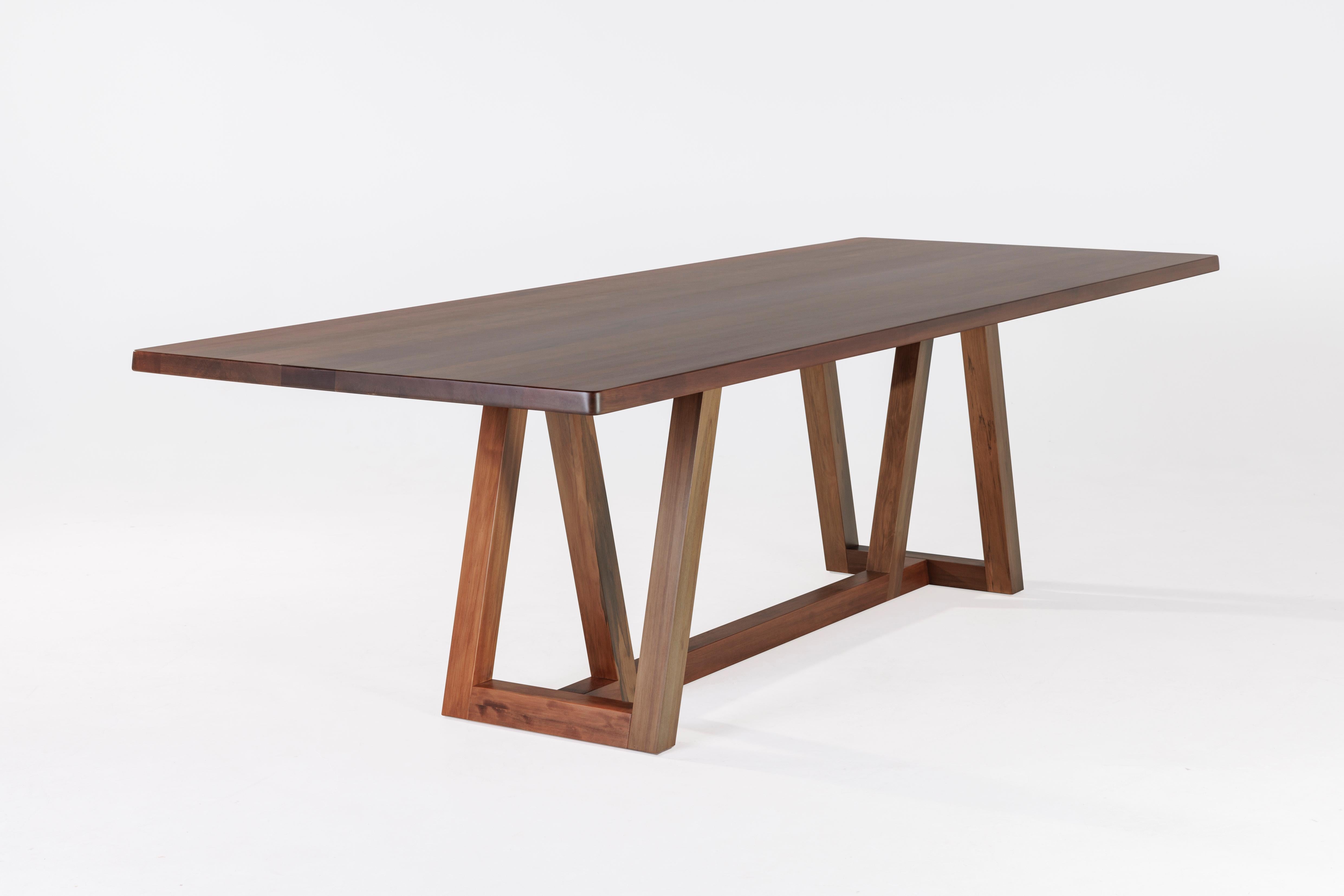Hand-Crafted Luxury Modern Table Made from Sustainable Ancient River Rescued Wood For Sale