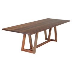 Luxury Modern Table Made from Sustainable Ancient River Rescued Wood