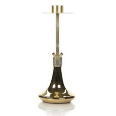 Luxury Modern Shisha Hookah Nargile Swarovski Crystals and pure gold plated bowl
