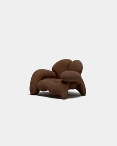 Poltrona di lusso Morphologica di Misha Kahn per Meritalia - Edizione limitata marrone