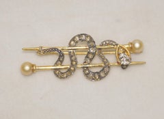 Luxuriöse Brosche aus Sterlingsilber mit einem natürlichen, ungeschliffenen Diamanten in Schlangenform und einem Rubin als Auge