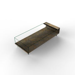 Luxury Oxide Slate & Crystal Coffee Table Fornix 2.0 Joaquín Moll Bespoke Design