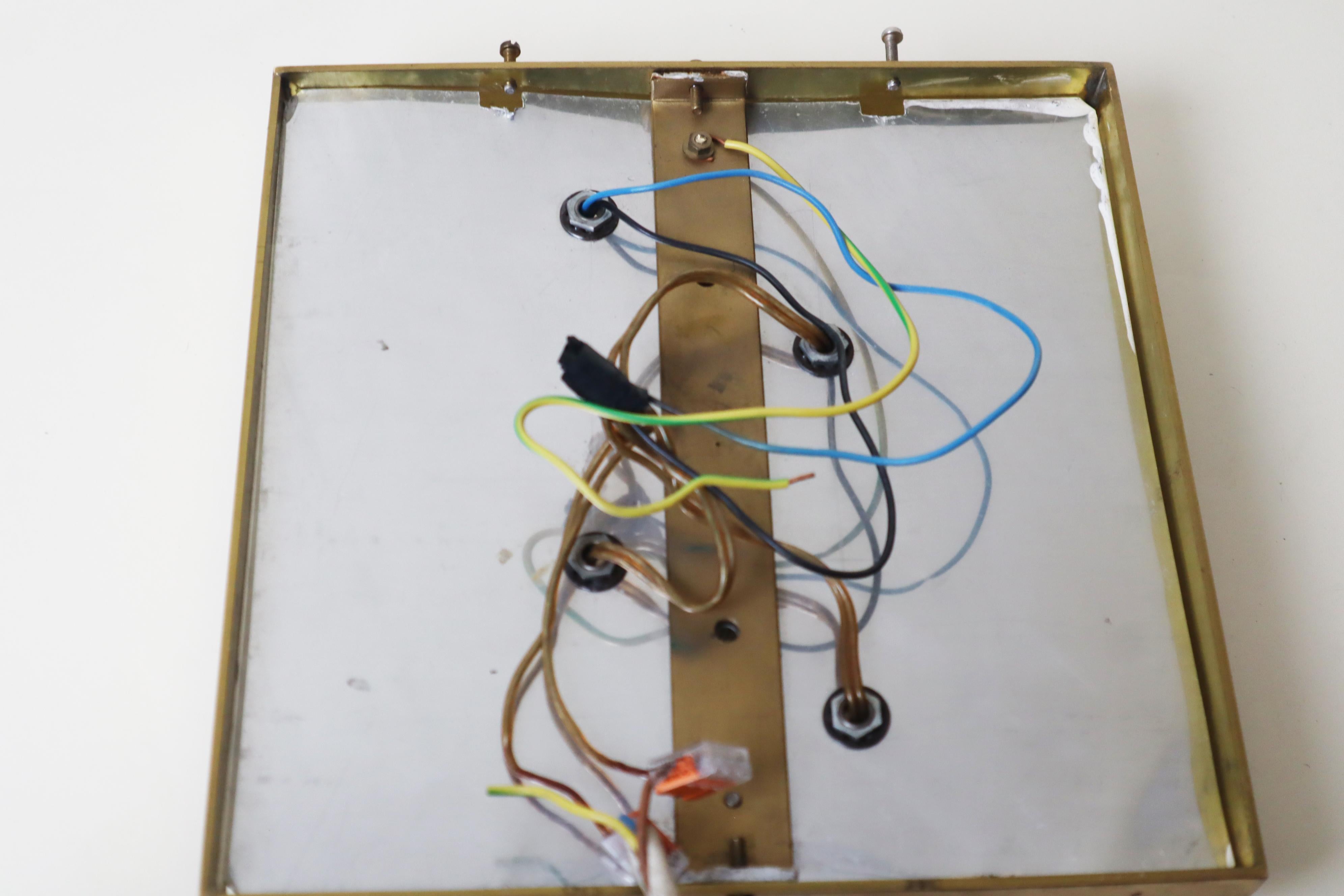 Focaccina di lusso con diamanti Brilliante di Palwa in cristallo al piombo e ottone in vendita 7