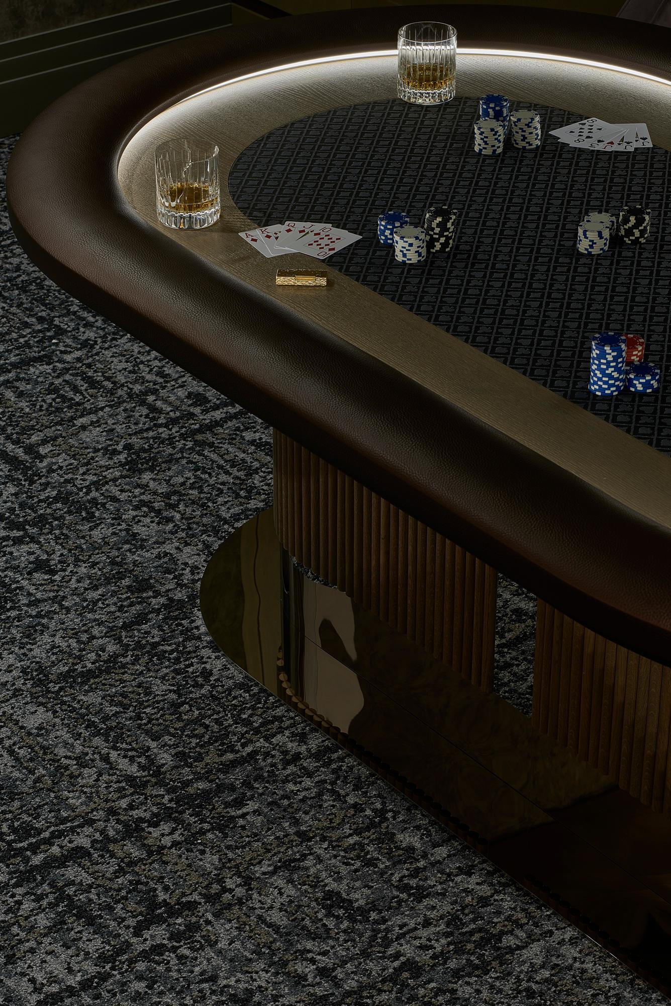 luxury poker tables