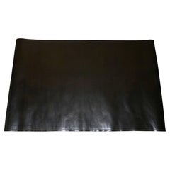 LUXURY PREMiUM GREEK KEY BLACK DESK LEATHER INSERT 161 cm X 104,5 cm