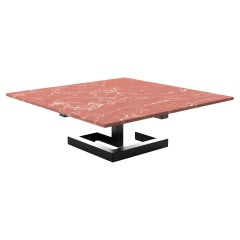 Luxury Red Marble Coffee Table Mina Joaquín Moll Bespoke Modern Design Furniture