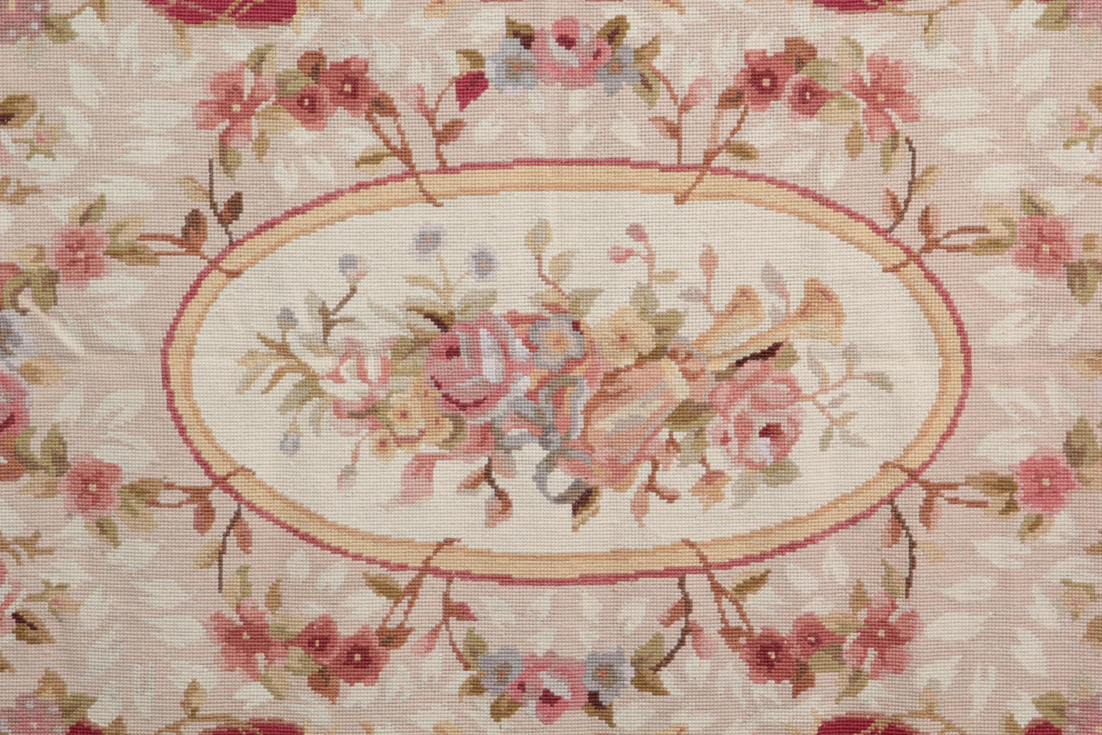 This red rug is a very good item as living room rugs and getting most of the attention in the rug store by clients because of the colour and design. These handmade elegant Chinese Aubusson floor rugs have The soft shade of colours. these luxury rugs