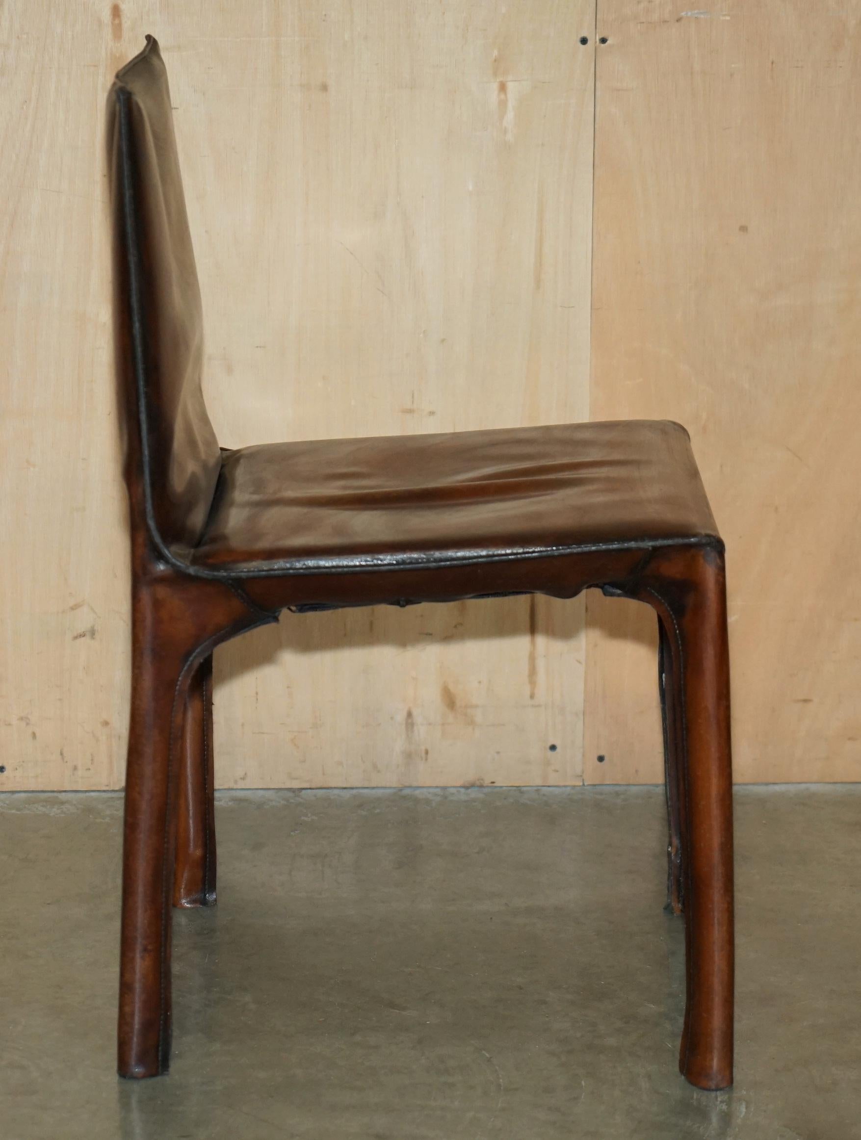 LUXUS RESTORIERT 1977 MARIO BELLINI FÜR MATTEO GRASSI CAB 412 DESK / DiNING CHAIR im Angebot 4