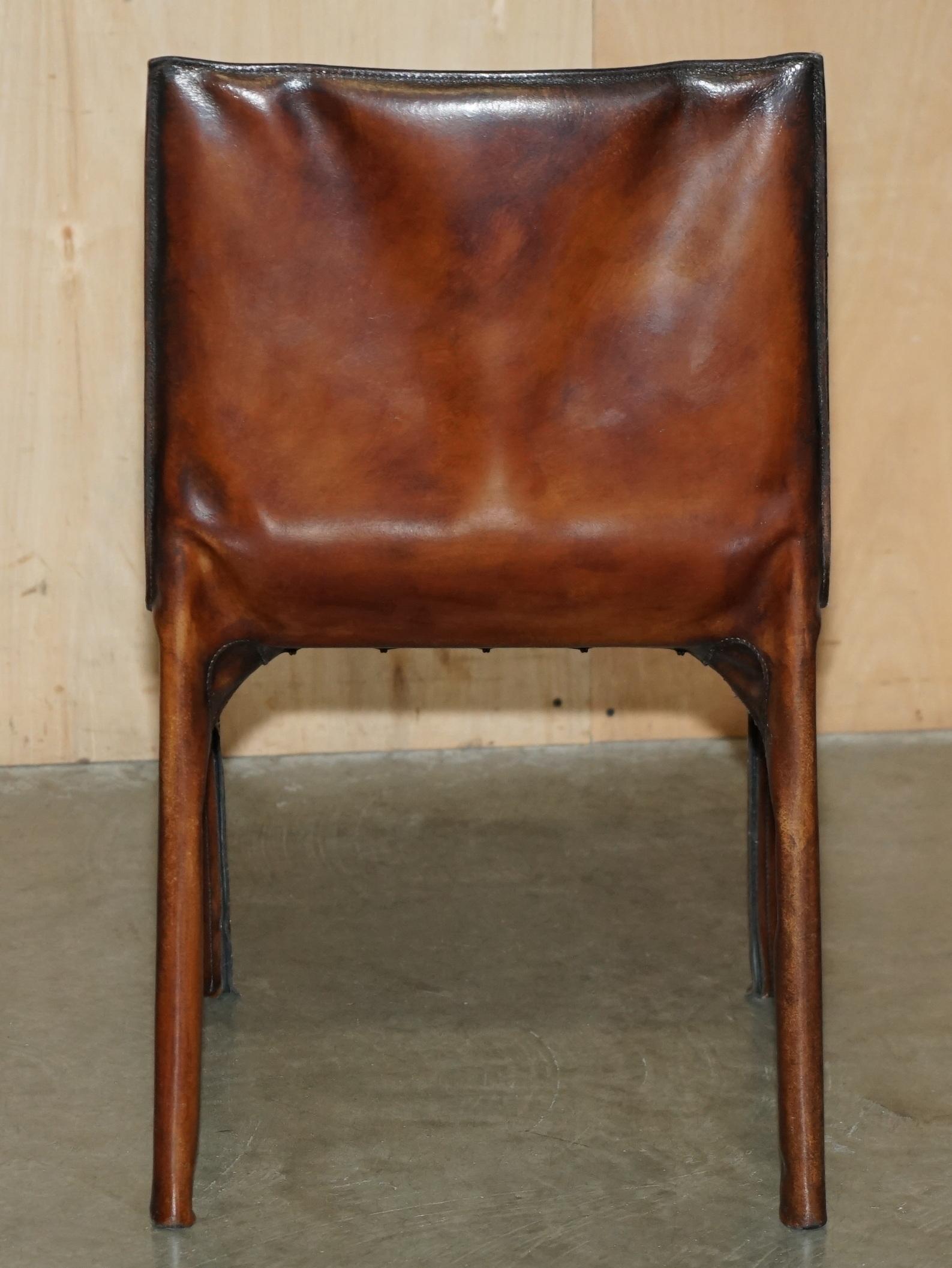 LUXUS RESTORIERT 1977 MARIO BELLINI FÜR MATTEO GRASSI CAB 412 DESK / DiNING CHAIR im Angebot 6