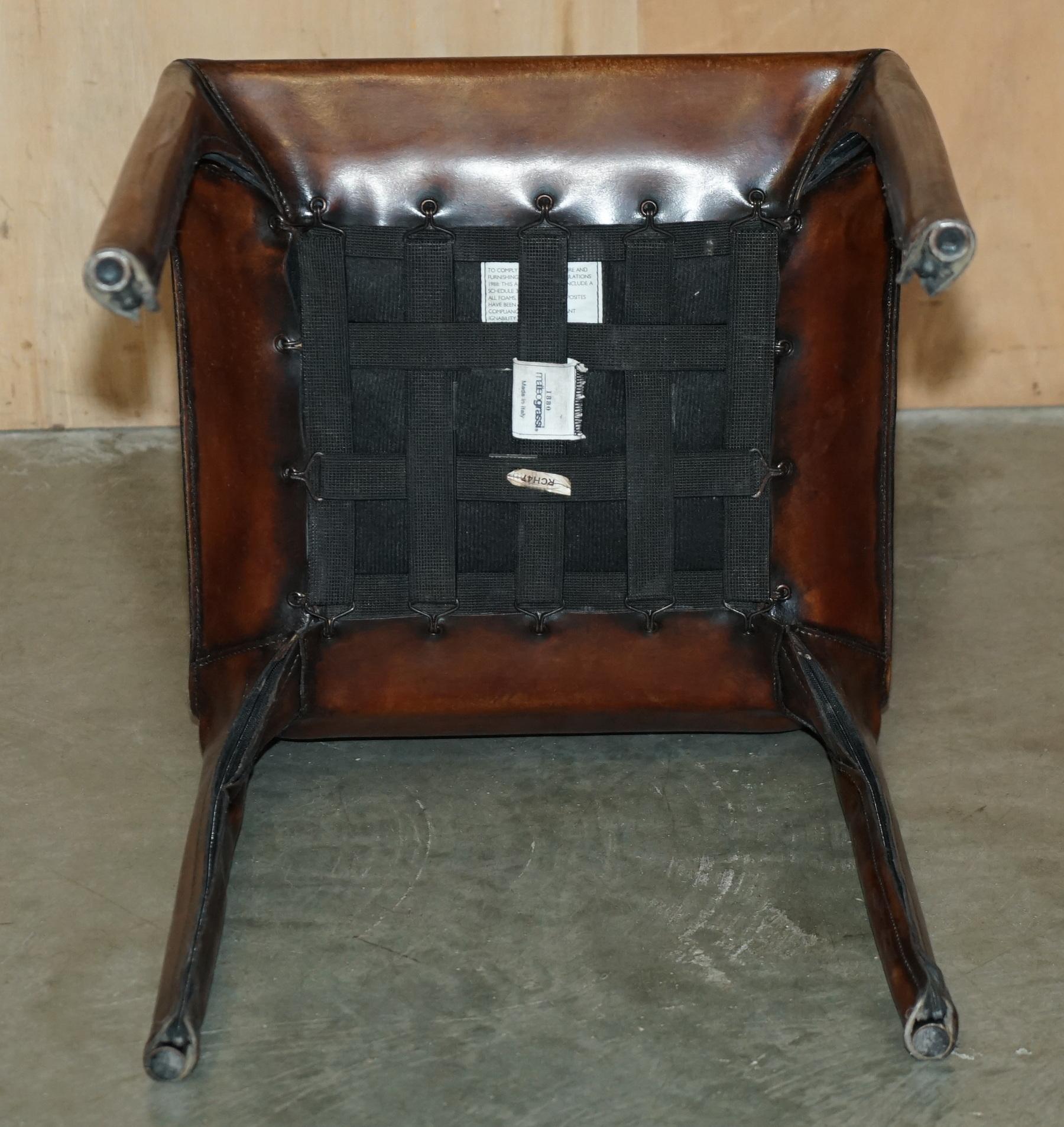 LUXUS RESTORIERT 1977 MARIO BELLINI FÜR MATTEO GRASSI CAB 412 DESK / DiNING CHAIR im Angebot 10