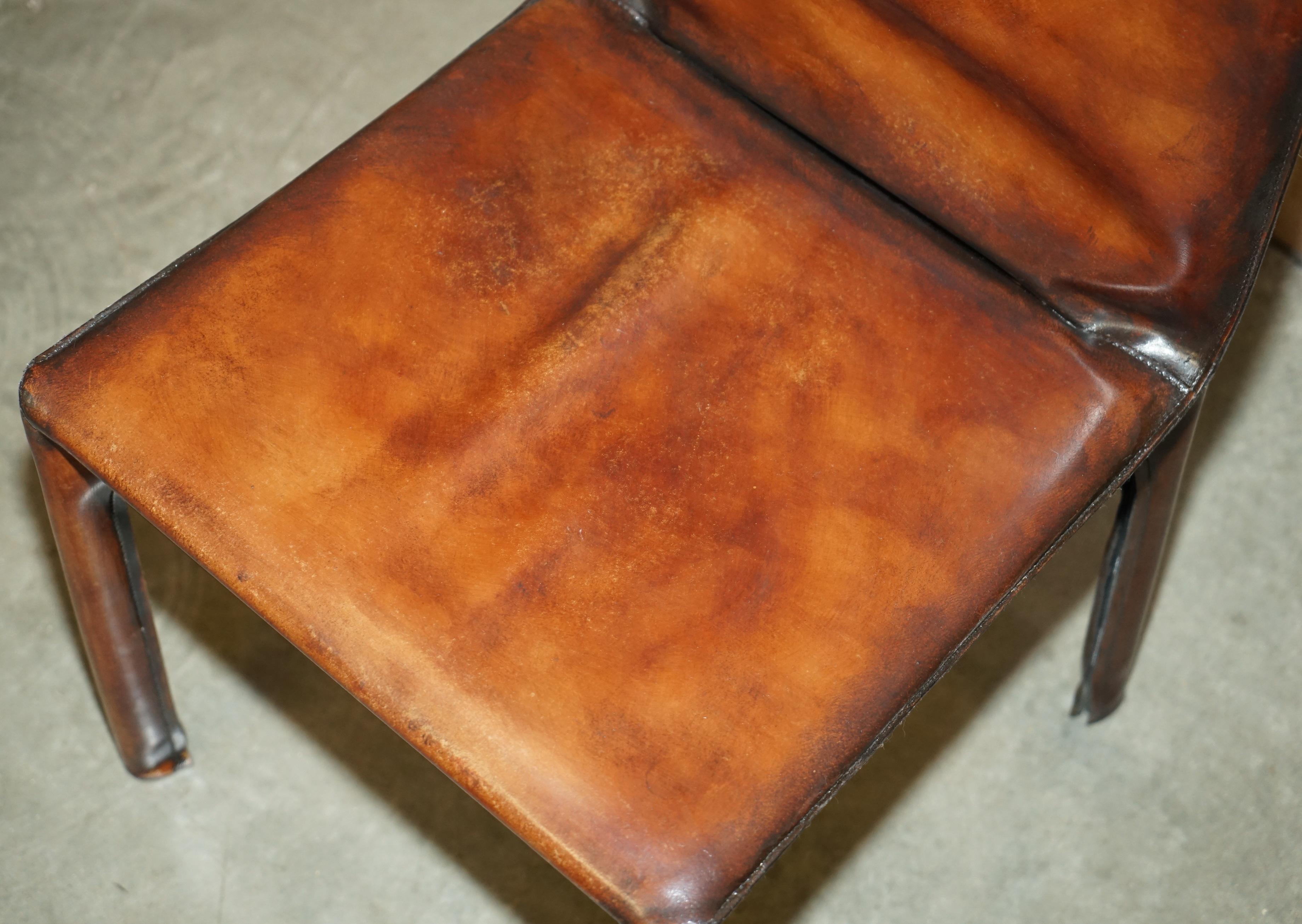 LUXUS RESTORIERT 1977 MARIO BELLINI FÜR MATTEO GRASSI CAB 412 DESK / DiNING CHAIR im Angebot 1