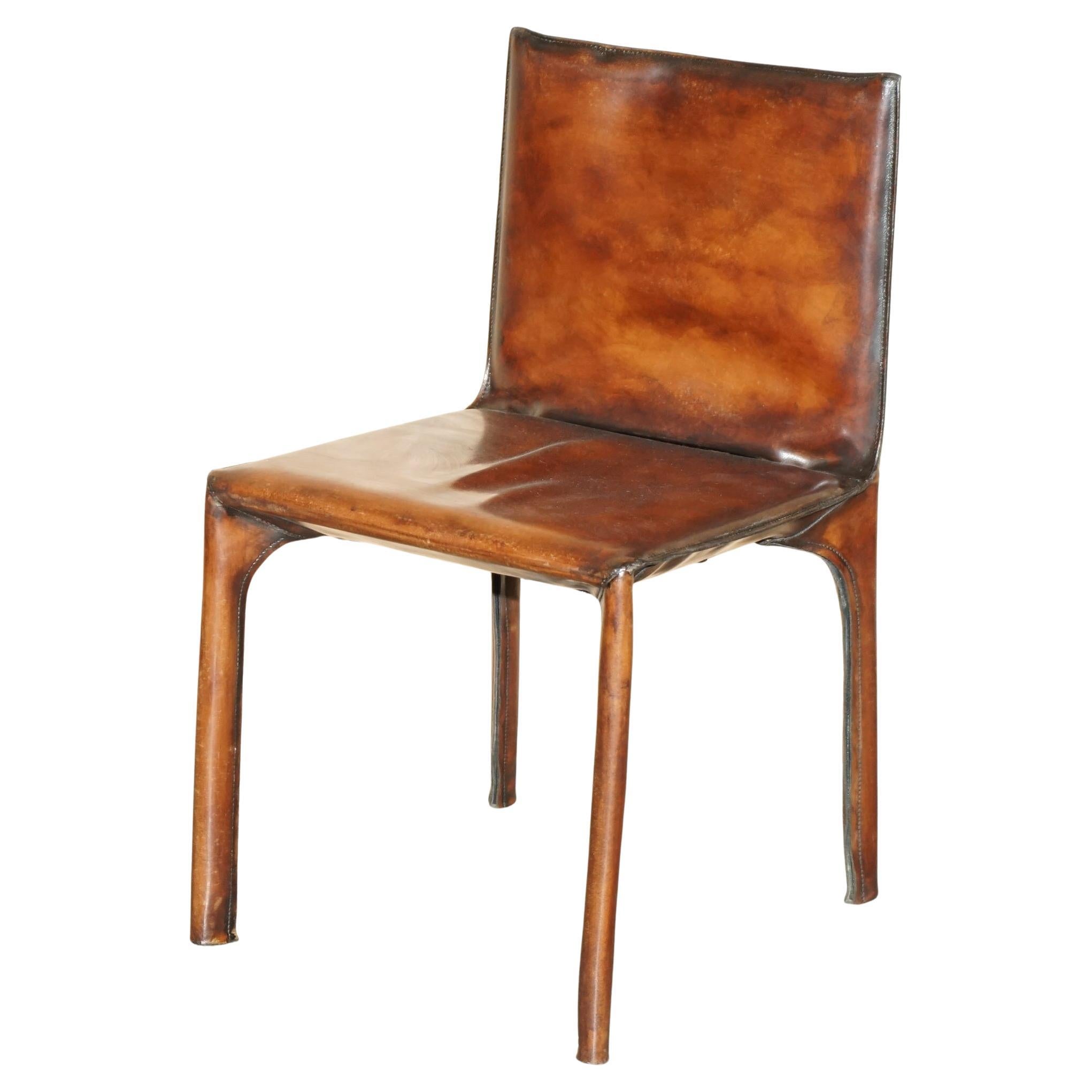 LUXE RESTAURÉ 1977 MARIO BELLINI POUR MATTEO GRASSI CAB 412 BUREAU / CHAISE DE DINING