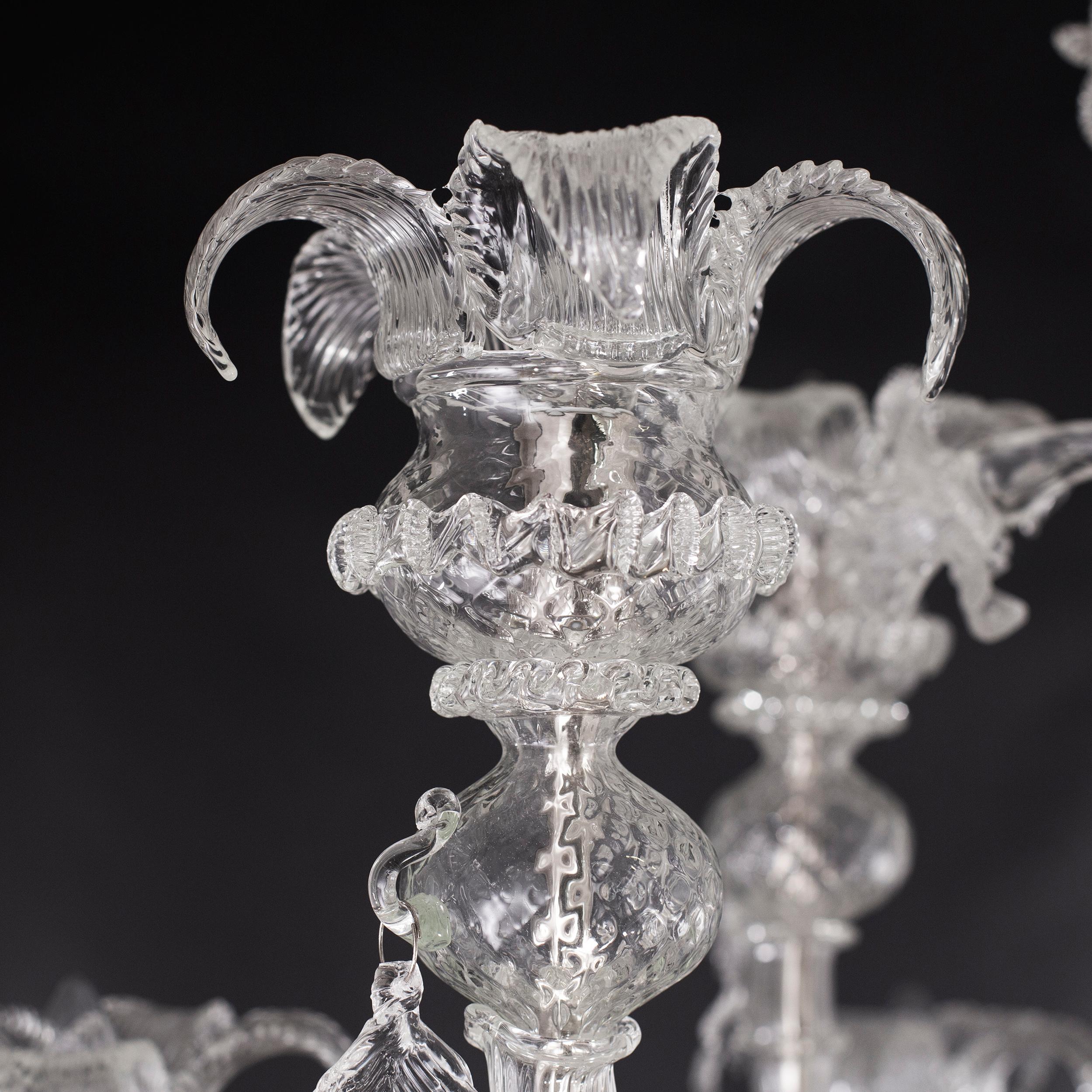 Lujo Lámpara Rezzonico 24 Brazos Cristal Murano Transparente by Multiforme Otro en venta