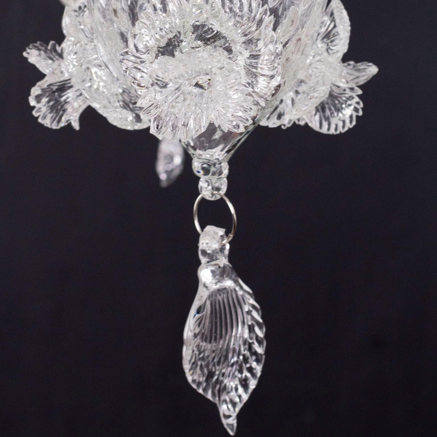 Italian Luxury Rezzonico Chandelier 9 Arms Crystal Glass by Multiforme For Sale