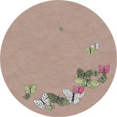 Luxury Round Hand Knotted Butterfly Nepalese Rug. Wool
Silk. Beige Luxury Round Hand Knotted Butterfly Nepalese Rug. Wool
Silk. Beige