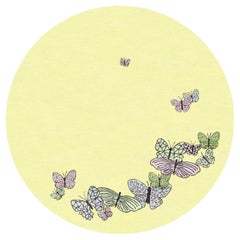 Luxury Round Hand Knotted Butterfly Nepalese Rug. Wool
Silk. Butter Yellow Luxury Round Hand Knotted Butterfly Nepalese Rug. Wool
Silk. Butter Yellow