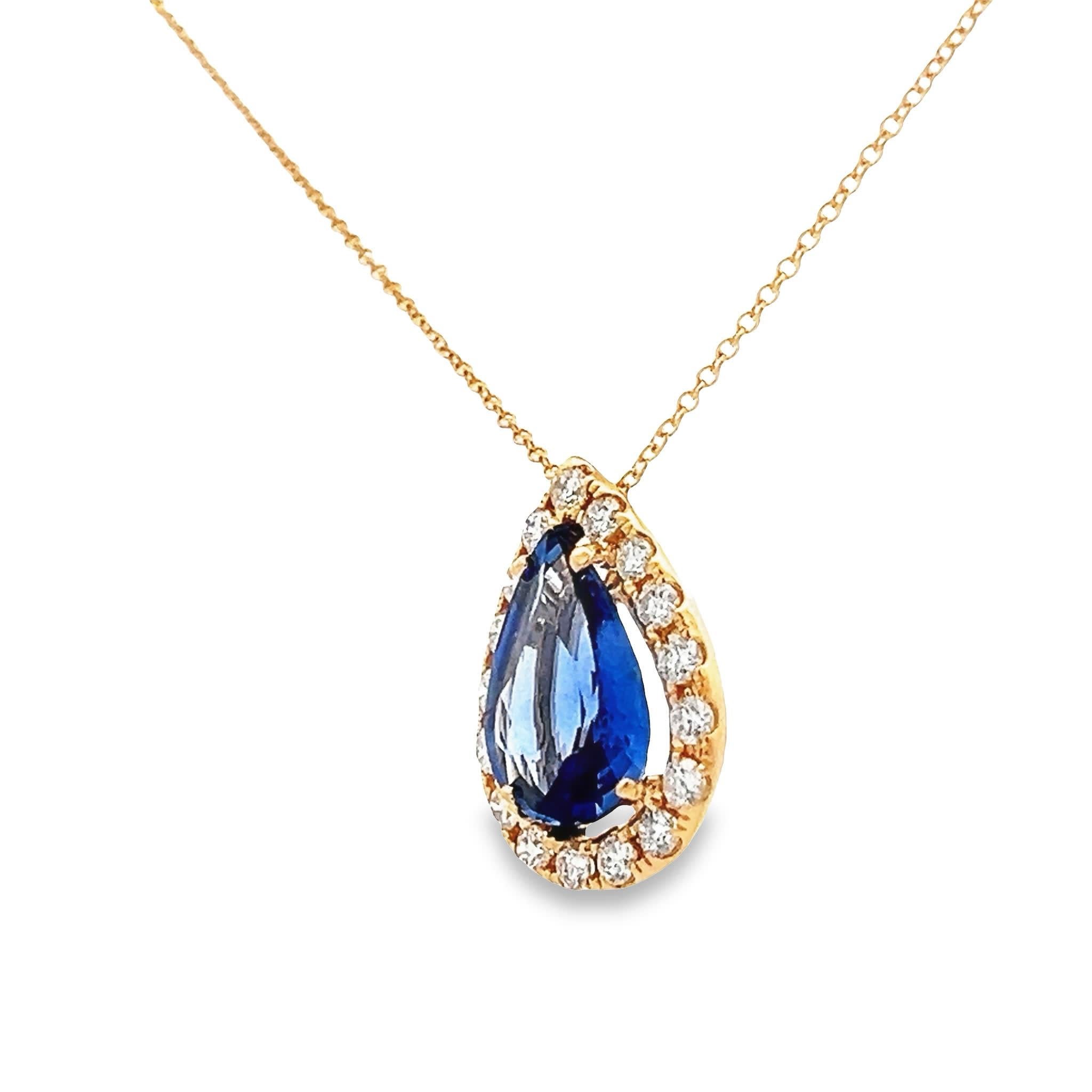 Pendentif de luxe en or incrusté de saphirs et de diamants Pour femmes en vente