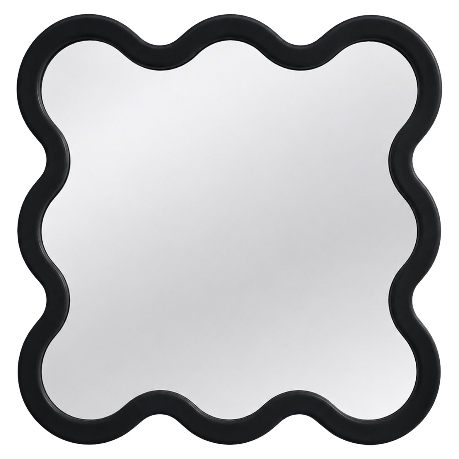 Miroir mural de luxe en bois fabriqué sur commande - Hvyli 8 par oitoproducts en vente