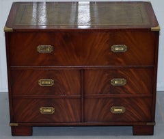 Luxury Shaw of London Flamed Mahogany Record Player Cabinet Military Campaign