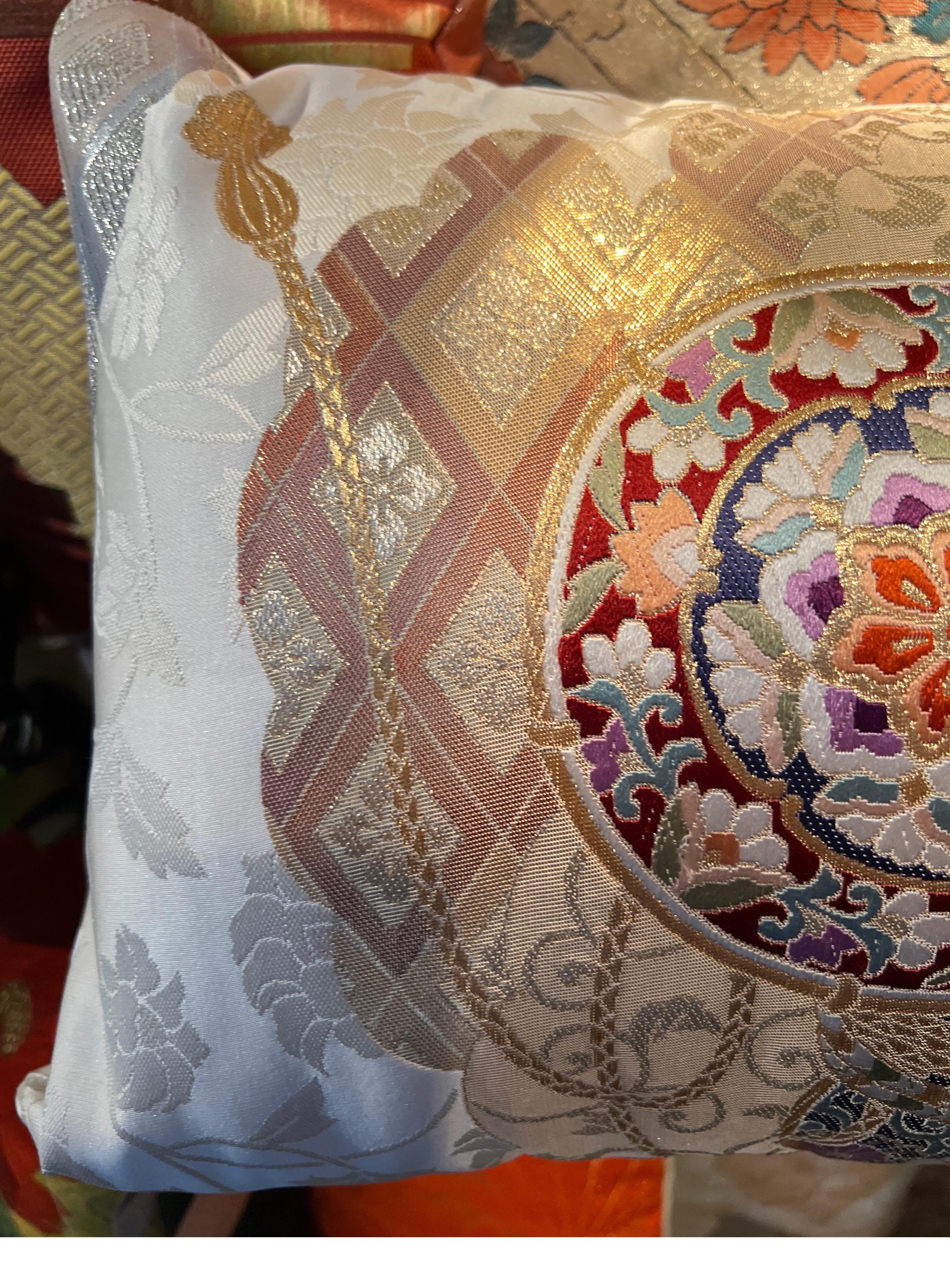 French Luxury Silk pillow from Sinapango Interiors Paris