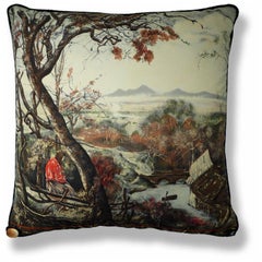 Luxury Silk Vintage Cushions "Luigi XIV" Bespoke pillow - Made in London