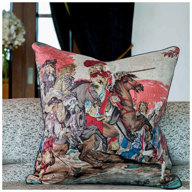 Hand-Crafted Luxury Silk Vintage Cushions 