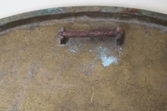 Mid-Century Modern Round Brass Wall Mirror, Italy, 1960s