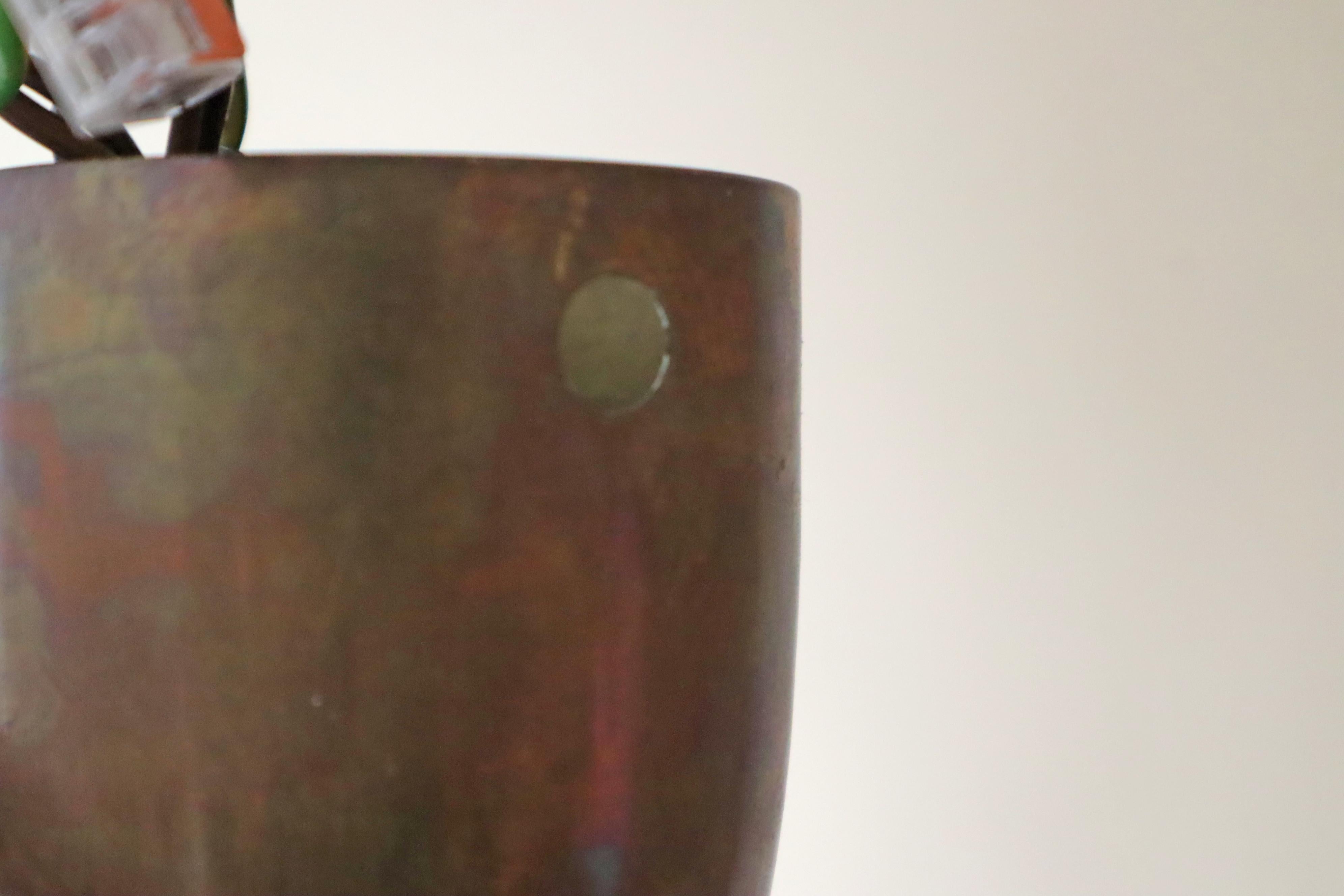 Art Nouveau Lussuosa lampada a sospensione in stile liberty svedese in ottone e vetro in vendita
