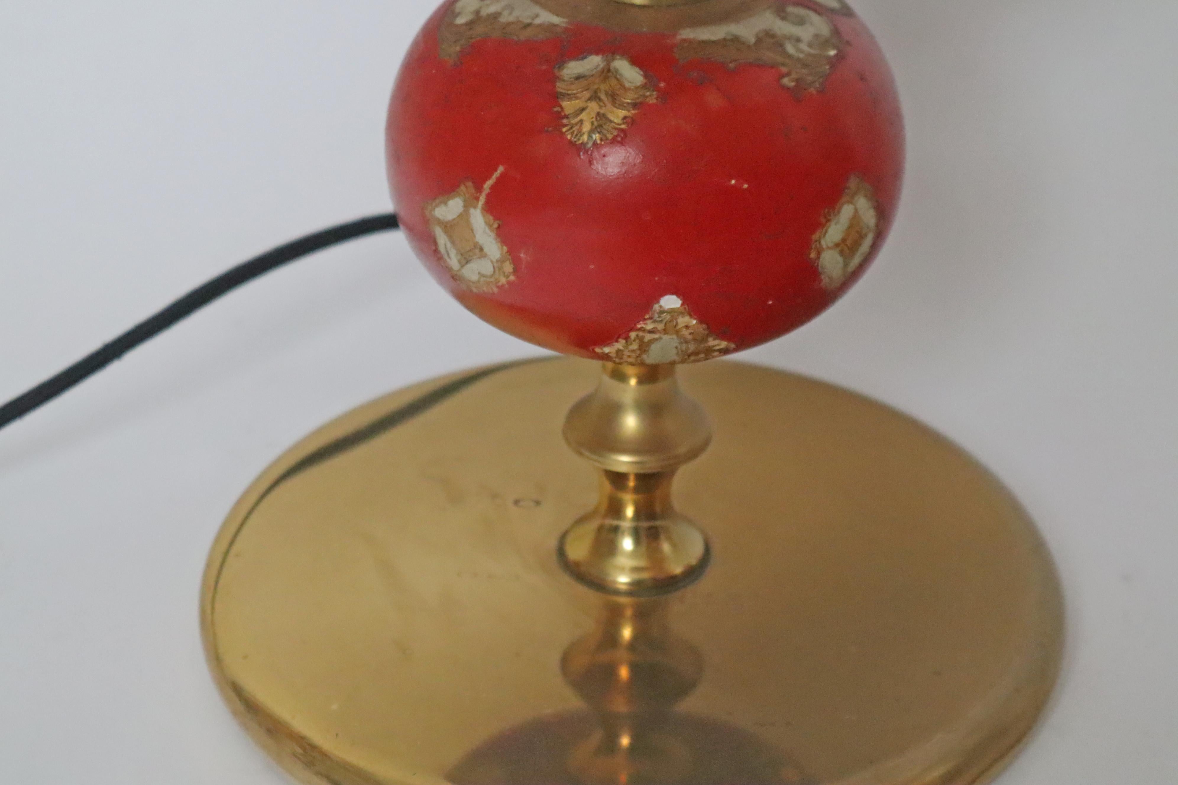 Luxuriöse schwedische skandinavisch moderne rote Stehlampe Stilarmatur Tranas, 1960er Jahre im Angebot 2