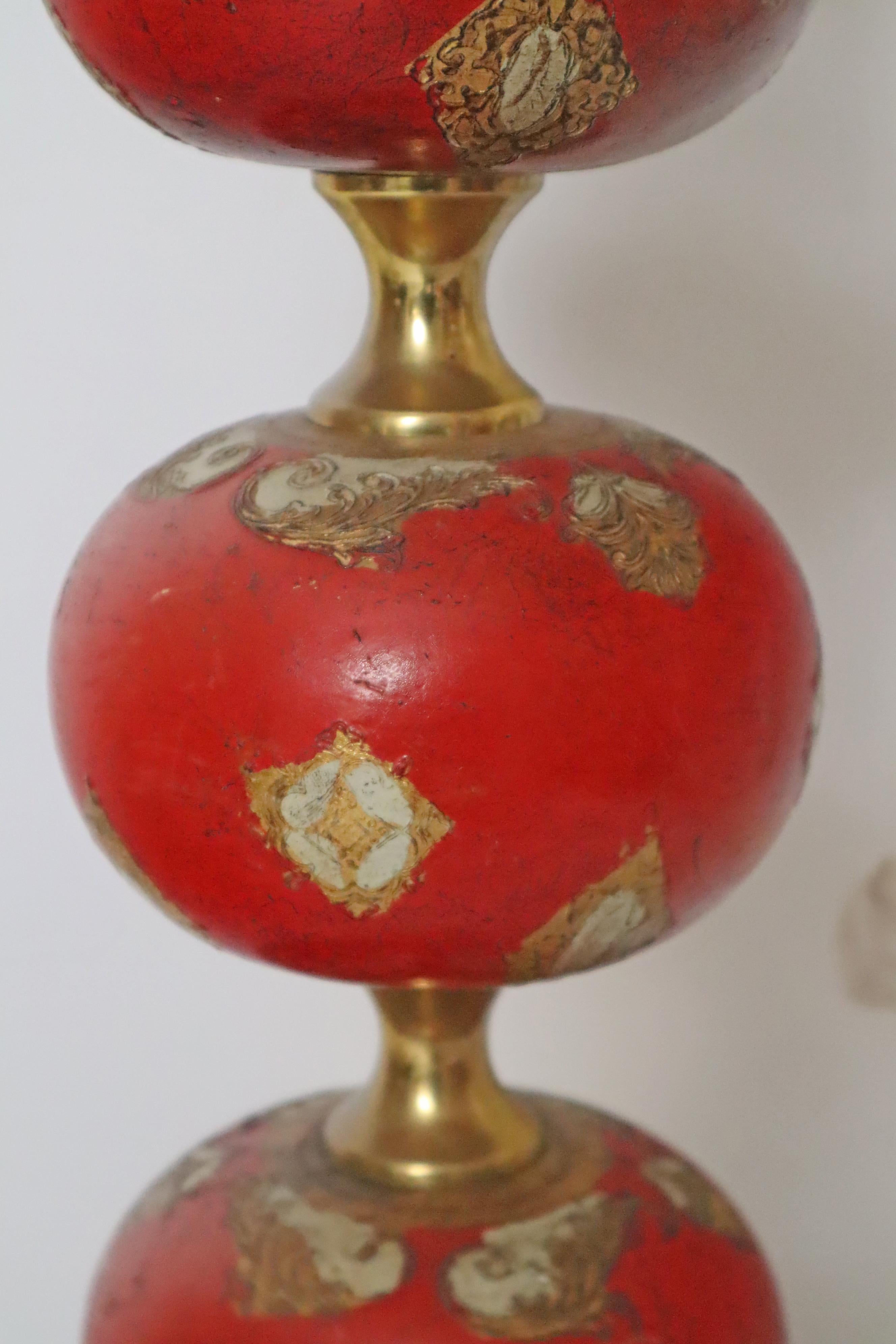 Luxuriöse schwedische skandinavisch moderne rote Stehlampe Stilarmatur Tranas, 1960er Jahre im Angebot 11
