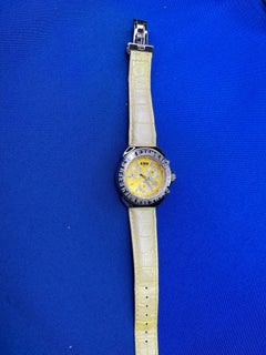 Luxury Swiss Quartz Exotic Leather Band Watch