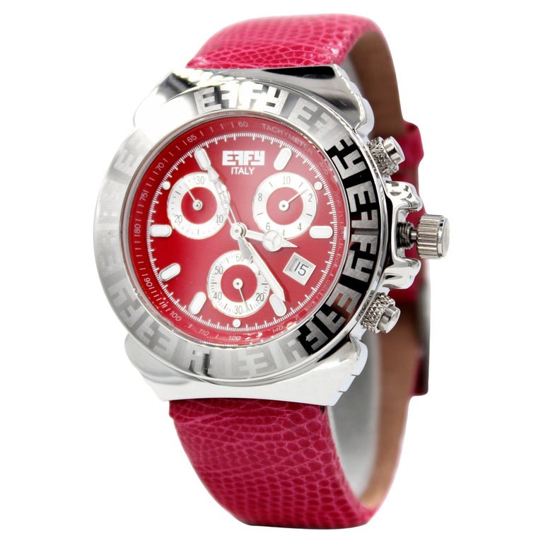 Luxury Swiss Quartz Exotic Leather Band Watch For Sale at 1stDibs