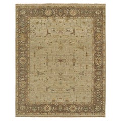 Tapis traditionnel de luxe noué à la main beige/chestnut 12x24