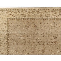 Luxury Traditional Hand-Knotted Brighton Cream & Ivory 12x24 Rug