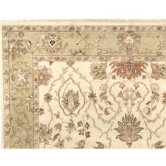 Tappeto Luxury Traditional Annodato a mano Crema/Oro 12x24