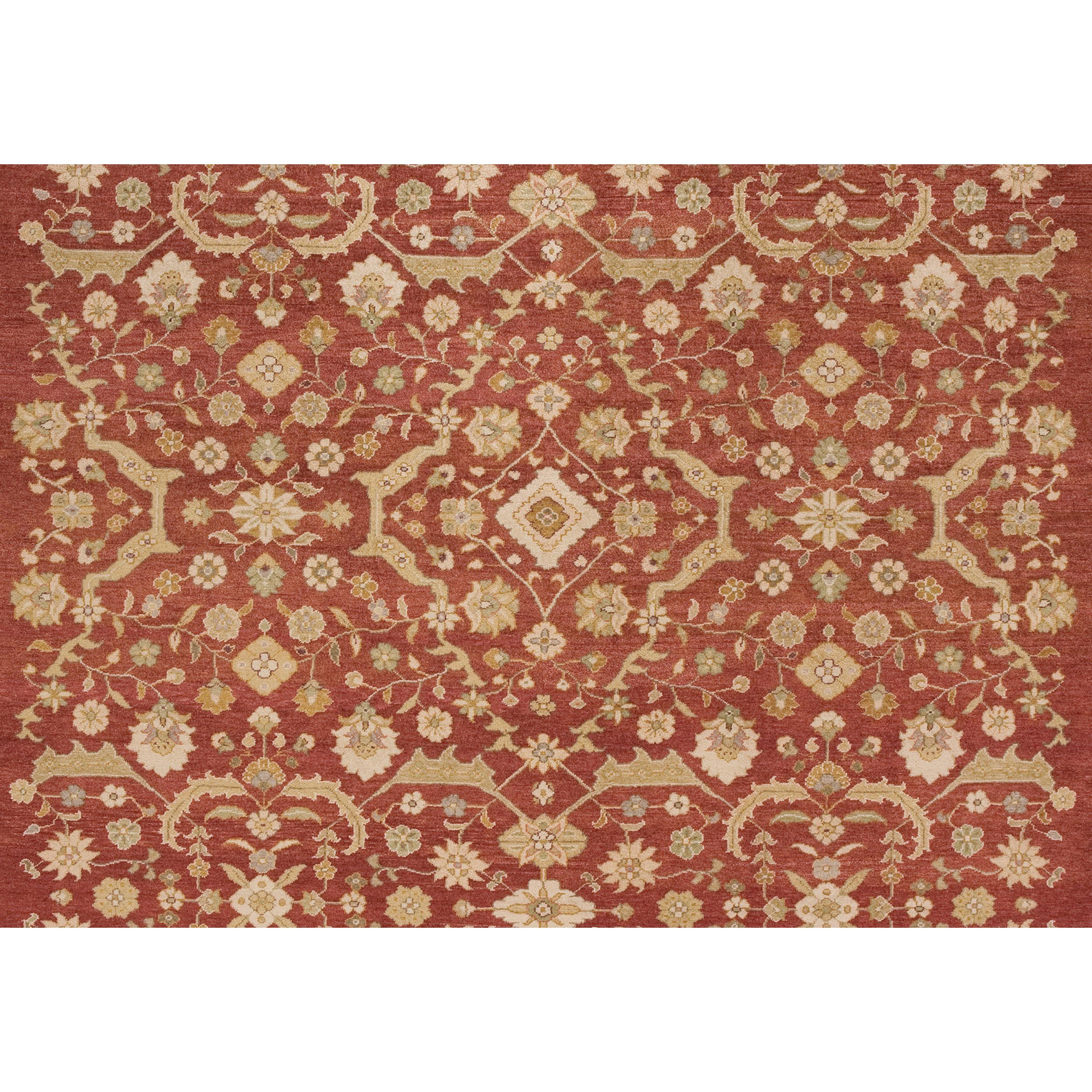 Luxury Traditional Hand-Knotted Ferrahan Red 11x18 Area Rug In New Condition For Sale In Secaucus, NJ