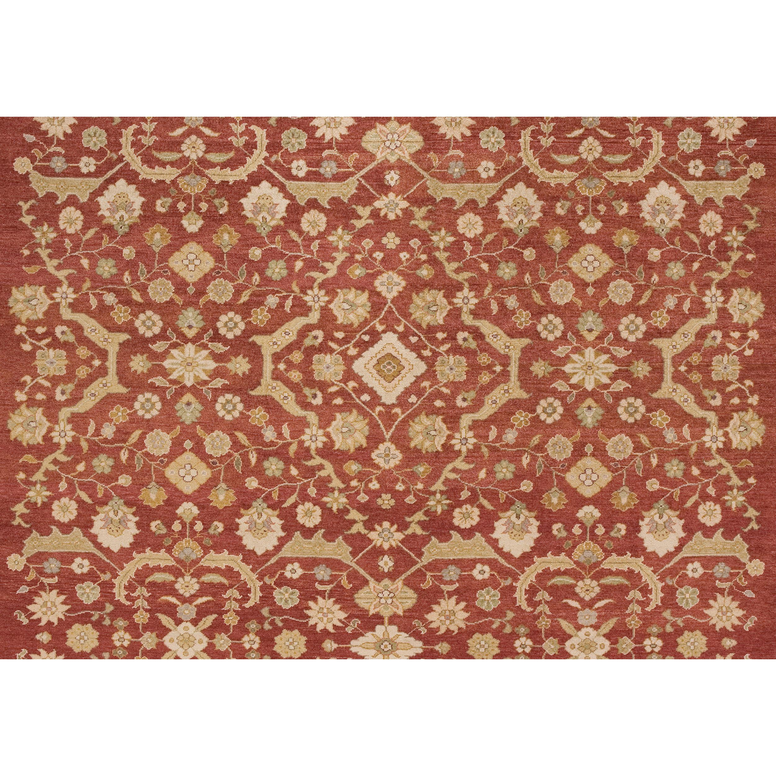 Luxury Traditional Hand-Knotted Ferrahan Red 12x15 Area Rug In New Condition For Sale In Secaucus, NJ