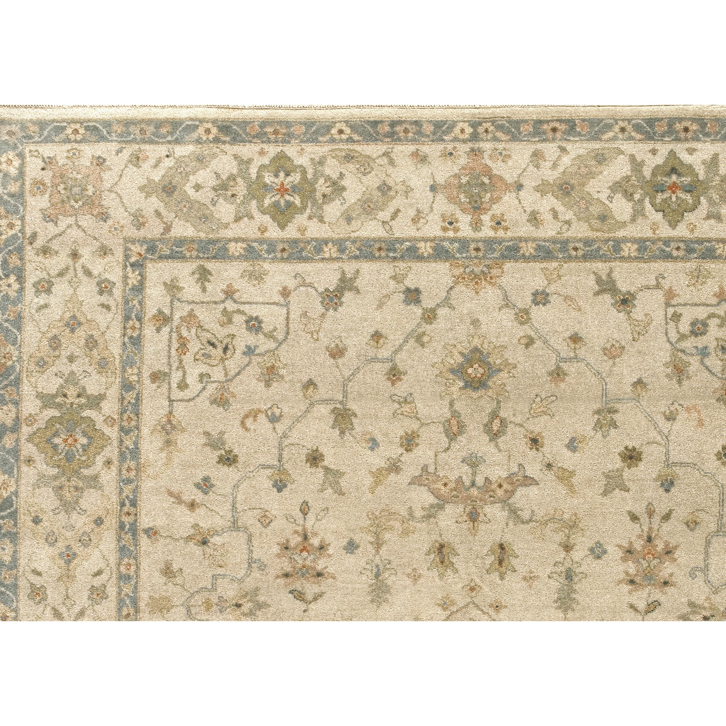 Luxury Traditional Hand-Knotted Herati Beige 11x19 Rug In New Condition For Sale In Secaucus, NJ