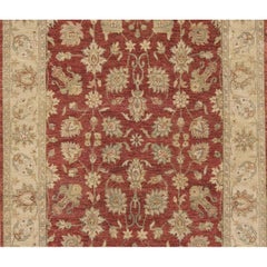 Tappeto di lusso Traditional Kashan Tomato & Beige 14x24 annodato a mano