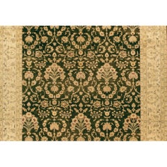 Luxury Traditional Hand-Knotted Meshed Brown/Cream 12x18 Rug
