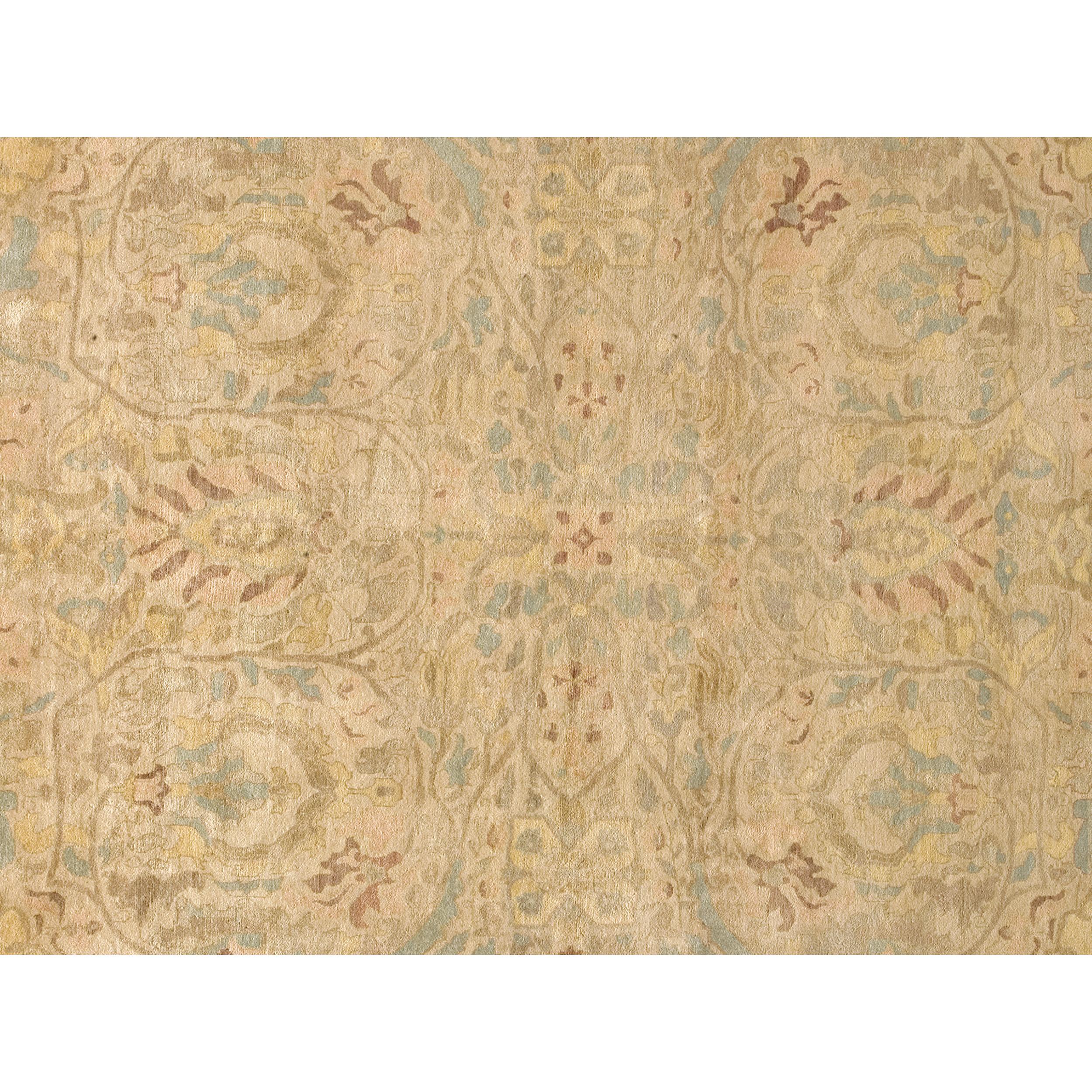 12x15 hand-knotted wool rug