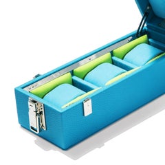 Luxury Triple Watch Box Turquoise or Red