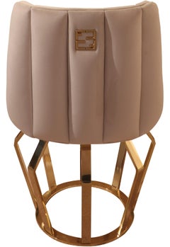 Luxury Upholstered Soft Velvet Dining Chair, Signature