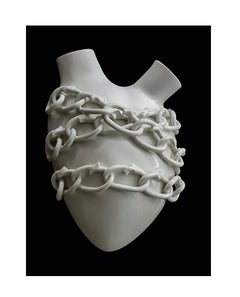 Collection de vases de luxe Love, porcelaine, design artisanal fabriqué à la main en Italie