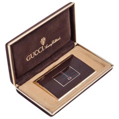Luxury Vintage Gucci Business Card Holder Box, 1970