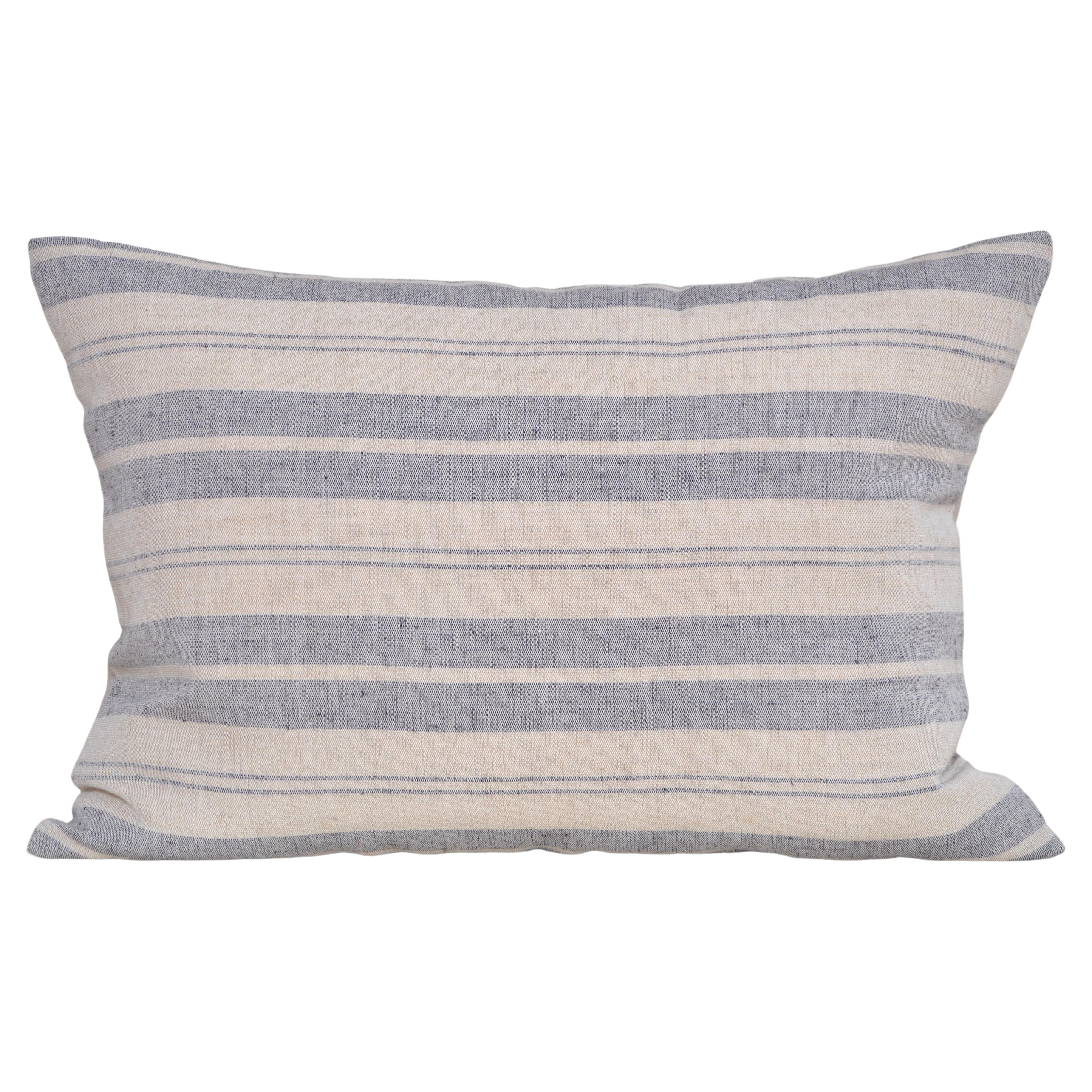 Luxury Vintage Irish Linen Pillow by Katie Larmour Couture Cushions
