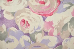 Luxury Vintage Irish Linen Pillow by Katie Larmour Couture Cushions Floral Rose