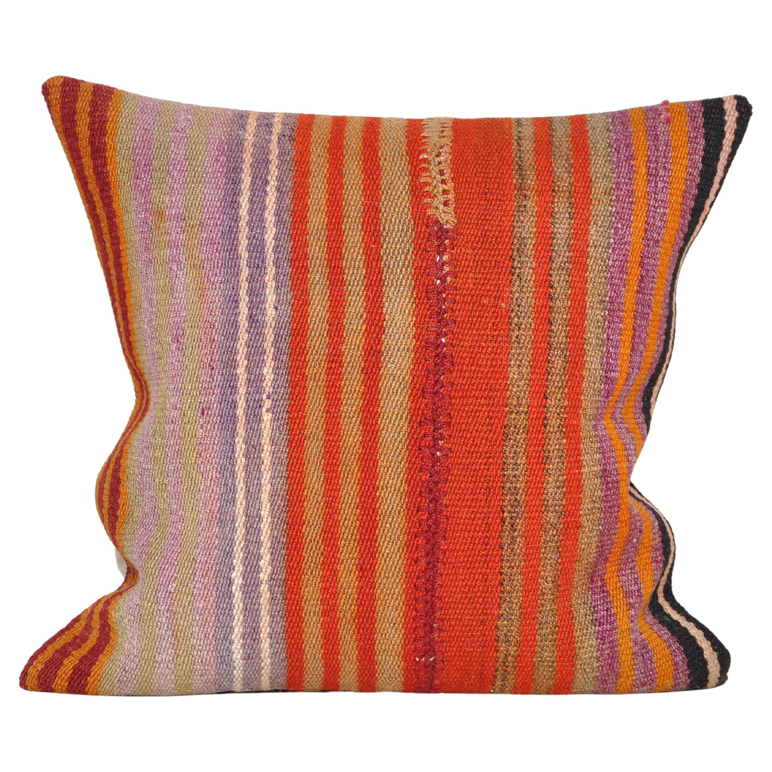 Luxury Vintage Irish Linen Pillow by Katie Larmour Cushions Vintage Kilim Rug